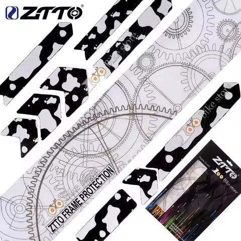 ZTTO Bicycle Protective Film Bicycle Frame Protector Scratch-Resistant Sticker Removeable MTB Road B