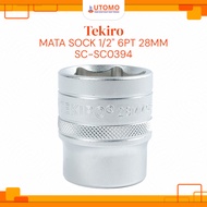 MATA TEKIRO Socket Wrench Bit Socket/ TEKIRO Socket/ 1/2" DR 6 PT 28 MM (28MM)