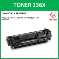 Compatible HP LaserJet Toner 136x 136 1 36X Black For HP M211D M211DW MFP M236DW MFP M236SDW 136a W1
