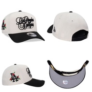 White New Era9FIFTY Los Angeles Dodgers A-Frame Baseball Cap Adjustable Cap Outdoor Sun Protection C