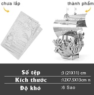 [chưa lắp] Mô hình lắp ráp 3D kim loại tàu Thousand Sunny - One Piece | Baystore