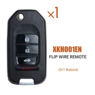 For Xhorse XKHO01EN Wire Remote Key Car Key Fob Flip 3+1 Button for Honda Type for VVDI Key Tool