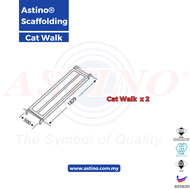 ASTINO CATWALK SCAFFOLDING ( 1 SET FOR 2 PCS )CIDB APPROVED ( 29.2 KG X 150 X 50 X 20 )