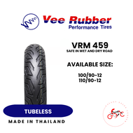 VEE RUBBER TIRE VRM 459 100/90-12  110/90-12  TUBELESS MADE IN THAILAND