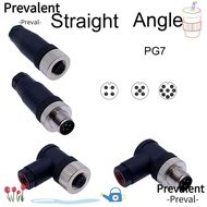 PREVALENT M12 Aviation Plug, Connector Male Female Socket M12 Sensor Connector, A Type Sensor Connec