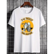 F169 F-14 Tomcat "Well Done" Graphic T-Shirt - White Casual Streetwear Tee with Bold Fighter Jet Des