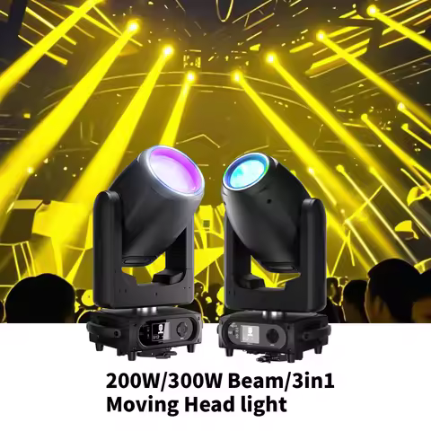 SHEHDS LED Zoom Beam/3in1 Beam&Wash&Spot 200W 300W Moving Head Lighting For DJ Disco Christmas Weddi