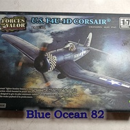 Model Kit Forces of Valor Unimax 1/72 - US F4U-1D Corsair Aircraft including Pilot - Okinawa May 194