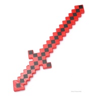 Minecraft Mosaic Sword Toy Portable Portable Portable Minecraft Pixel Swords Toy พร้อม Sound Light f