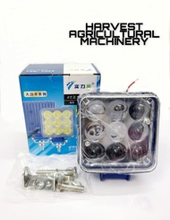 Square Led Lamp 4" (12V-36V)