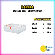 HomePlus ️ PARKLA Storage case 55x49x19 cm IKEA Storage box
