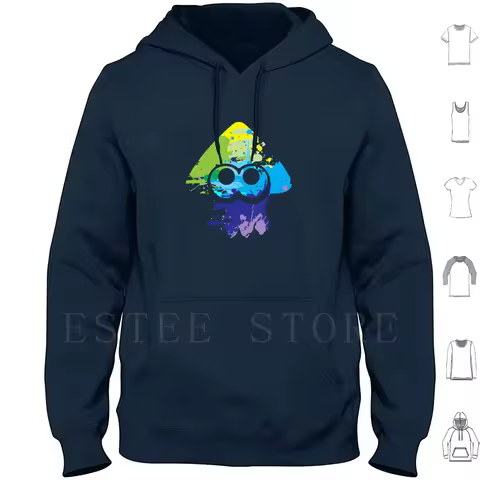 Inkling Hoodie Long Sleeve Splatoon Inklings Inkling Squid Inkopolis Callie Marie Squid Sisters Capn