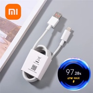 Original Xiaomi 67W UK Fast Charger and 6A USB Type C Charging Cable Set Wall Charger with Single US