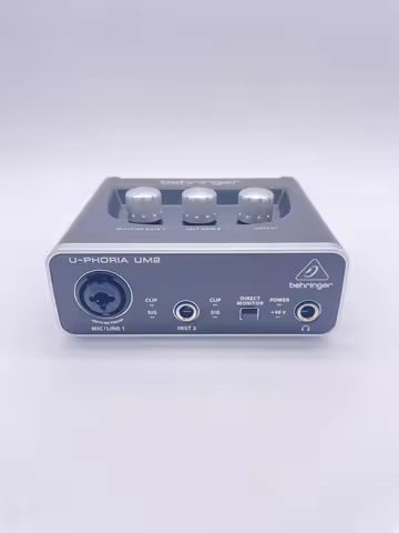 BEHRINGER UMC22 UM2 UMC202HD UMC204HD Microphone Amplifier live recording External sound card USB Au