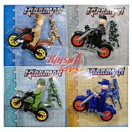 ARMY MOTORCYCLE FIGURE BUILDING BLOCK TOY ARMY MOTORCYCLE