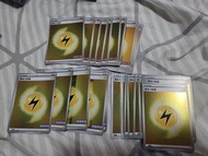 Ptcg 基本雷能量卡 (多張)，可換鬥/鋼/惡閃