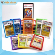 Colorful TPU Shockproof PSA Card Protective Frame Card Sleeve