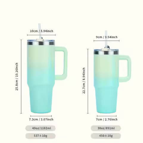 2pcs 30oz Stainless Steel Bucket with Handle and Straw, Insulated Reusable Sports Water Bottle, Trav