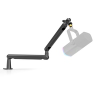 FIFINE | FIFINE ปรับ Low-profile Arm ขาตั้งไมโครโฟนพร้อมการจัดการสายเคเบิล/โต๊ะ บูมแขวนสําหรับ K688