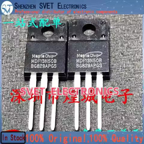 10PCS-50PCS MDF13N50B 13A500V MOS TO-220F Quick Delivery Fast shipping
