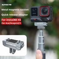For Insta360 Ace Pro 2 Metal Magnetic Adapter for Insta360 X5/ Ace / Ace Pro2/1 Universal Magnetic Q