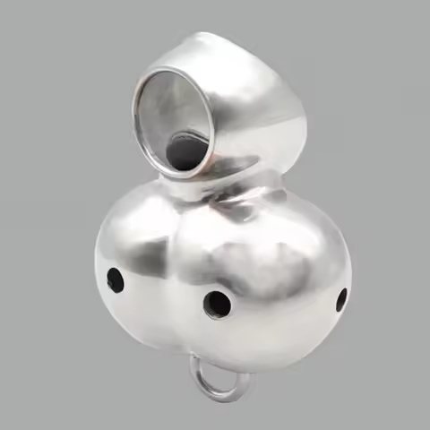 Adult Games New Stainless Steel Male Chastity Cage Ball Stretcher Protector Weight