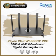 Reyee by Ruijie RG-EW3000GX PRO 3000M Wi-Fi 6 Dual-band Gigabit Gaming Router