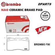 100% Original BREMBO NAO Ceramic Front Brake Pad F50 Caliper 4 Pots Mitsubishi Evo