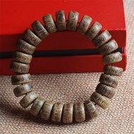 Vietnam Agarwood Bracelet Hand Drainage Wave Gentian Pattern Full Oil Men Women Natural Fidelity Old Material Agarwood