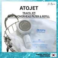 [ATOJET] Travel Kit Mini Showerheads Filter Set & Refill Pack (Head, Body) Chlorine Removal Filter F