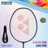 YONEX NANOFLARE 800 Pro Badminton Racket Full Carbon 4U 26-30Lbs With Bag & Grip & String
