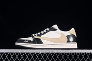 Travis Scott x Fragment Design x Air Jordan 1 Low OG SP AJ1 Bape聯名 白黑腳趾 低幫文化休閑板鞋 JJ2508 552777