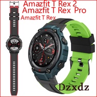 Sports Silicone Strap For Amazfit T Rex 2 Pro Smart Watch Band Soft Wristband Quick Release Accessories