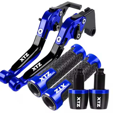 Motorcycle Accessories adjustable Brake Clutch Levers Handle Handlebar grips For yamaha XTZ150 XTZ15
