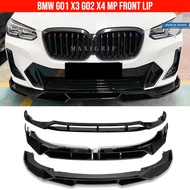 BMW G01 X3 G02 X4 LCI Front lip diffuser M performance vten competition front splitter X3 X4 accesso