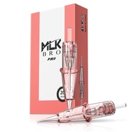 Inkin สักตลับเข็ม1RL รอบซับ0.3มิลลิเมตรสีชมพูอุปกรณ์สัก SMP เข็มสักทิ้งที่มีความปลอดภัยเมมเบรนสำหรับ