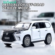 TN5WC4 Simulated Alloy Off-road Vehicle, Retro 1/36 Lexus Lx570 Car Figurines Miniatures, Toy Vehicl