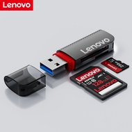 Lenovo | Lenovo USB 3.0 SD Card Reader Dual Slot  – Fast SD & Micro SD Memory Card Reader for Camera