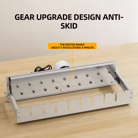 Automatic Rotary Grill with Adjustable Skewer Barbecue Tools Korean BBQ Grill Electric