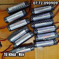 Nsv Pin sạc 14500 3.7v 2000mah xe điều khiển pin sạc loại tròn cổng SM