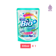 Max Bio+ Detergent Liquid Wangi Bersih Pouch 510ml