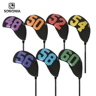 SONONIA Set of 7 Golf Club Covers, Golf Club Covers, Protective Golf Club Covers, Golf Club Head Pro