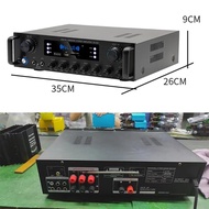 Powerful Bluetooth Audio Amplifier Av-628bt Feature Professional Fiber Optical Audio HD Single-Circu