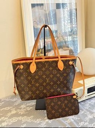 💫日本中古品代購 LV老花Neverfull小號 連小袋 正貨保證💯 | 預訂 每兩星期空運一轉貨