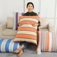 抱枕套長方形沙發靠枕套罩不含芯橘色大號靠背套客廳靠墊拆洗定制