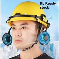 Helmet fan Contruction Site Summer Refrigeration Cooling Construction Site Sunshade Sun Protection