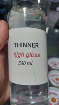 Thinner Tinner Tiner Thiner Ecer 500 ml ND super High Gloss PU