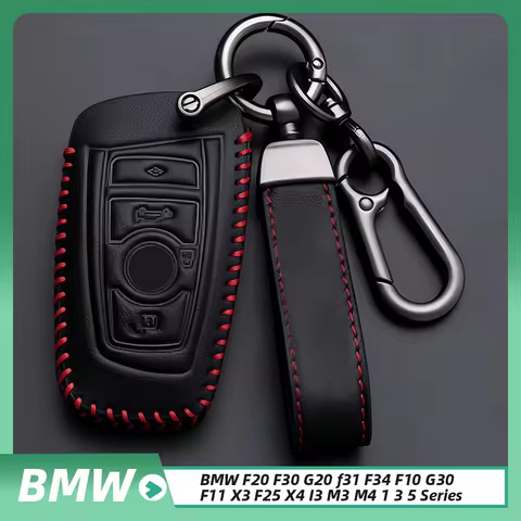 Car Key Case Cover for BMW 520 F10 F30 F18 118i 320i 1 3 5 7 Series X3 F25 X4 M3 M5 Keychain Bag She