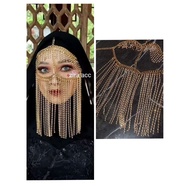 Bridal accessories/Face Chain Mask / Veil Chain Accessories for bridal Face accessories