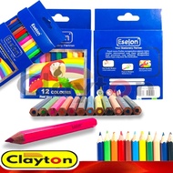 Pencil 12-Color Short Echelon Colored Pencil 12-Color Color Pencil/